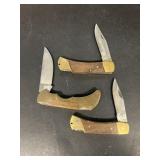 (3) pocket knives