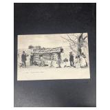 Early uncle Tom's cabin postcard