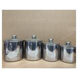 Stainless steel canister set