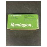 Box of (50) 22 high velocity cartridges Remington-