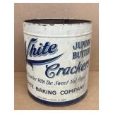 White baking Company, butter cracker TIN