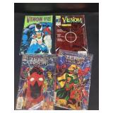 Marvel comics, venom and DC comics zero hour