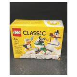 Classic Legos, creative white bricks 11012