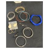Costume, jewelry, bracelets, earrings