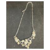 Antique necklace, leaf design