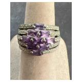 Purple stone ring