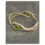 Green stone bracelet