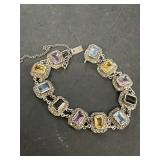 Antique bracelet colorful stones