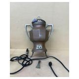 Antique coffee pot one leg needs fixed