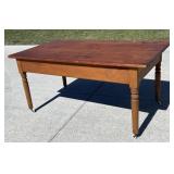 Country Table on castors