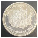 1 oz. silver round Freedom the American Way coin