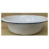 Enamel wash pan