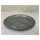 Pewter platter