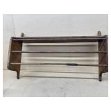 Wall mount towel rack