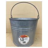 Galvanized bucket