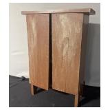 Two door child size cabinet