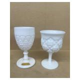 John, Temple, milk, glass cup, and other