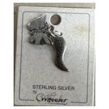 Sterling silver, Arkansas pendant