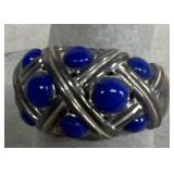 Bluestone Ring Mart 925 size 9