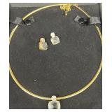 Necklace and earrings set