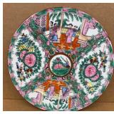 Chinese Rose Medallion, antique porcelain plate