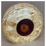 Francis Slim, Wayne County artist, burl wood,