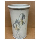 Stoneware, hand-made, chop mark on bottom, tall