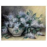 Fred Pearce watercolor, Lavender Floral