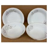 (4) Johann Haviland Sweetheart Rose pattern