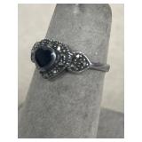 Silver 925 heart ring