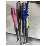 Aluminum baseball bat and softball