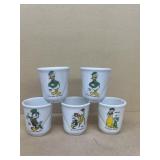 Donald Duck Jimmy, cricket Bambi, Snow, White