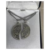 Sterling silver friendship necklace