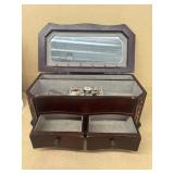 Jewelry box and rings