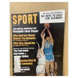 1968 sport magazine featuring LEW ALCINDOR