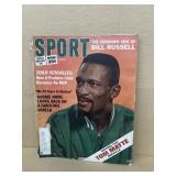 1966 sport magazine featuring Bill Russell