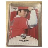 Shohei Ohtani leaf rookie baseball card