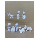 Precious moments nativity pieces