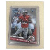 Marvin Harrison chrome rookie football card, O