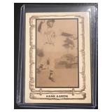 Hank Aaron 1980 CRAMER baseball card