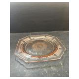 Pink depression plate