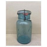 Blue ideal ball canning jar