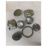 Brass horse collar buckles