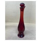 Ruby, red perfume bottle