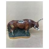 EZRA Brooks steer decanter