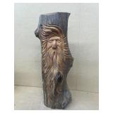 Wooden carved figure