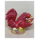 EZRA Brooks rooster decanter