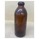 1980 Chicago Illinois the water tower Amber bottle