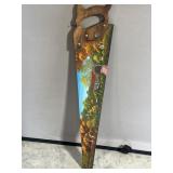 Hand-painted saw