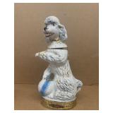 Jim Beam dog trophy decanter